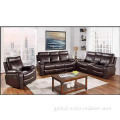 3+2+1 PU Recliner Sofa Living Room Sofas Classical European Style Reclining Sofa Factory